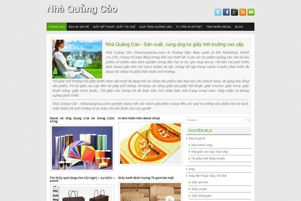 nhaquangcao.com site used Nhaquangcao