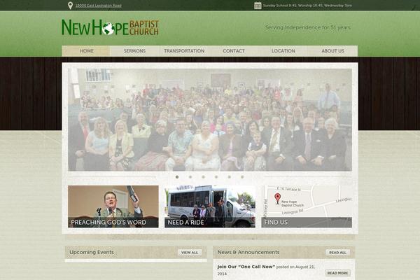 Moses theme site design template sample