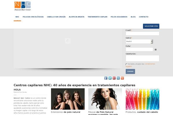 HairPress theme site design template sample