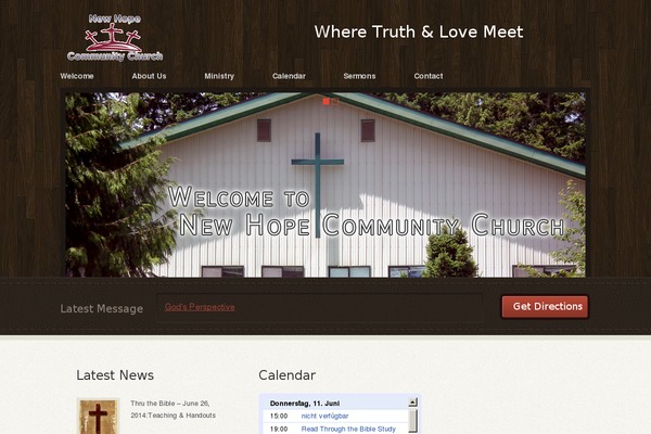 Wp-church theme site design template sample