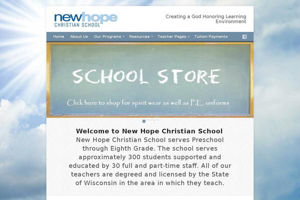 Risen theme site design template sample