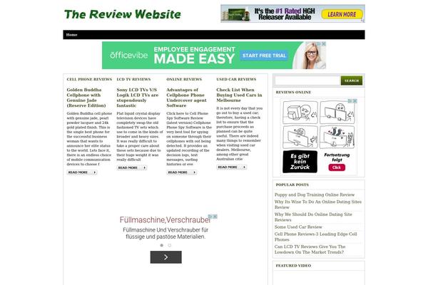 Meganews theme site design template sample