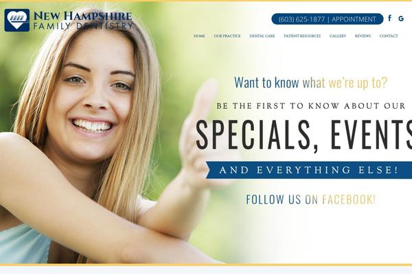 Root theme site design template sample