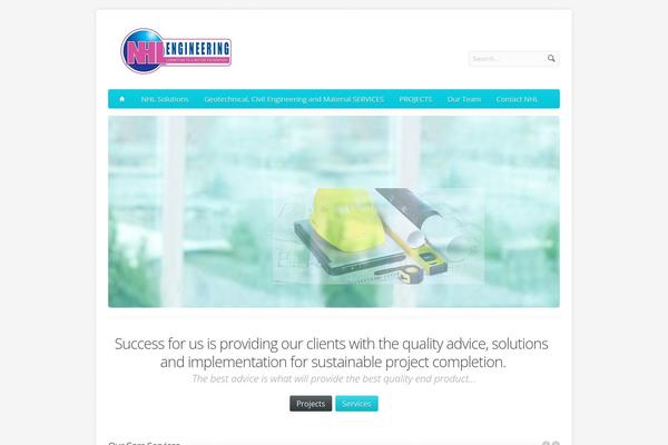 Aqua theme site design template sample