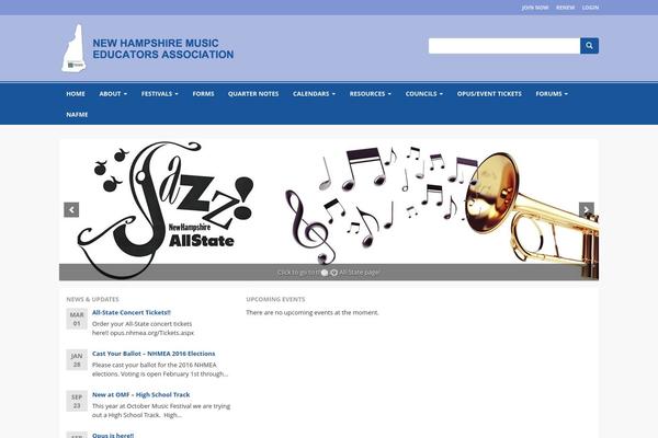 nhmea.org site used Affinity