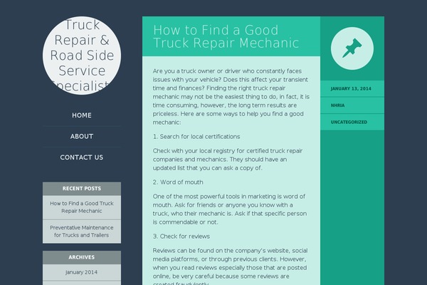 Flounder theme site design template sample