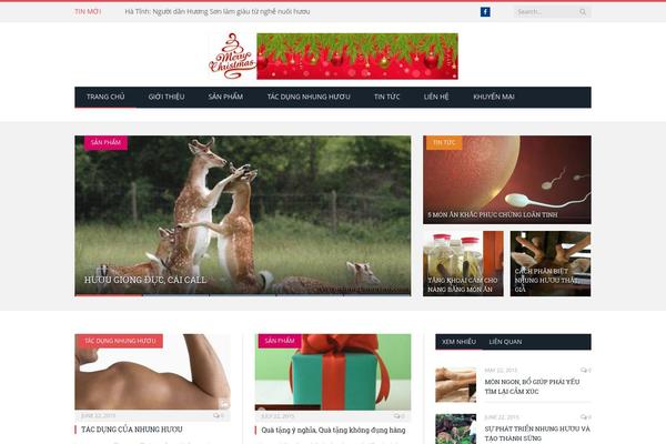 SmartMag theme site design template sample