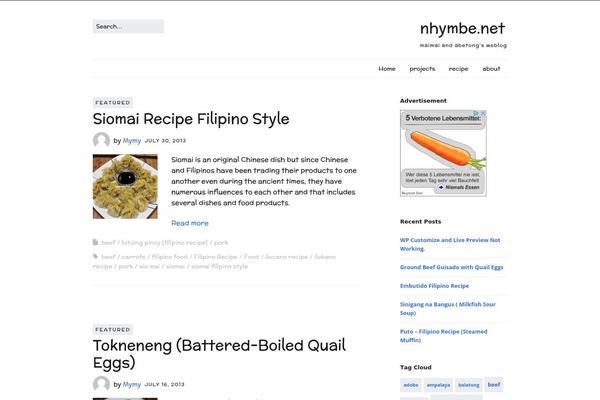 Make theme site design template sample