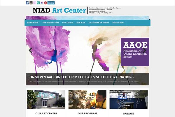 niadart.org site used Organic_nonprofit_niad