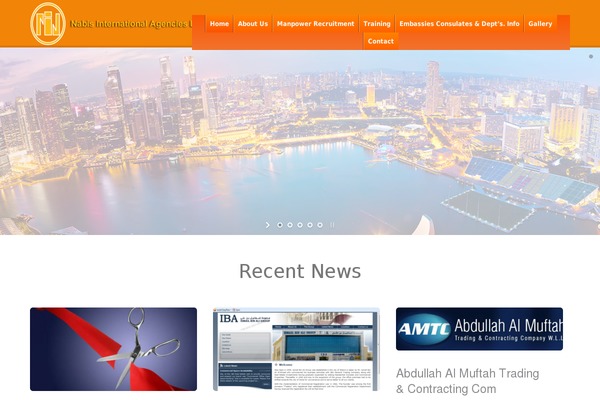 Jobify theme site design template sample