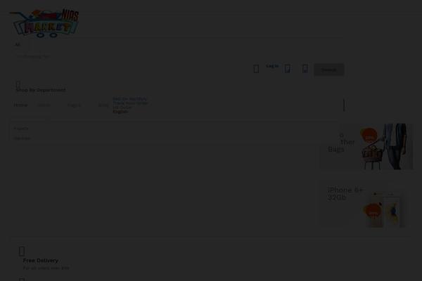 Martfury-child theme site design template sample