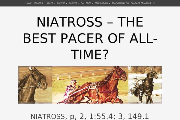 niatross.com site used Bold Headline