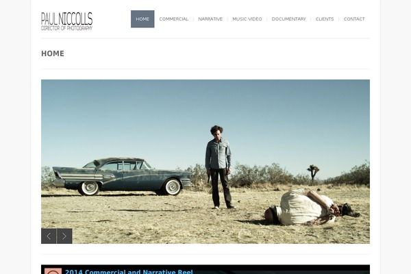 Bigbang theme site design template sample