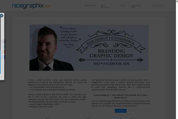 Gather theme site design template sample