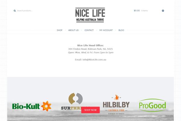 Site using Storefront Product Sharing plugin