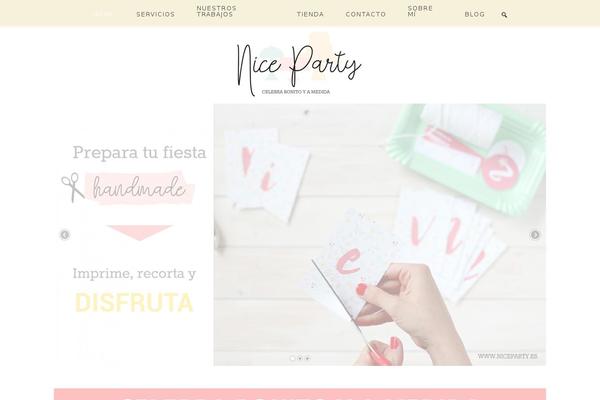 niceparty.es site used Shirley_theme