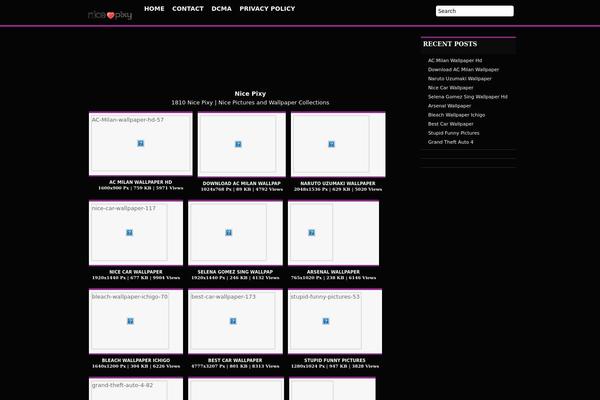 imageCTR-black-violet theme websites examples