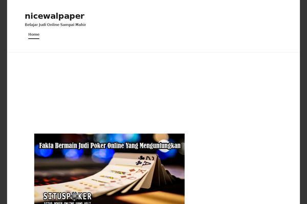 Harrison theme site design template sample