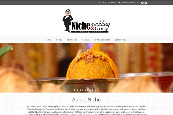 niche-events.in site used Flawless v1.15
