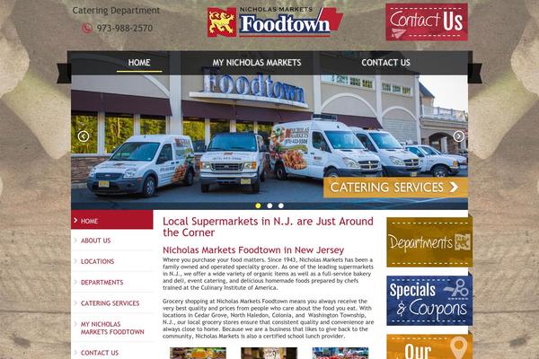 Nexus theme site design template sample