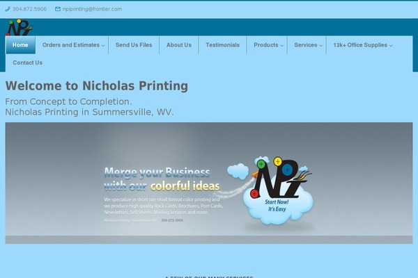 Loom theme site design template sample