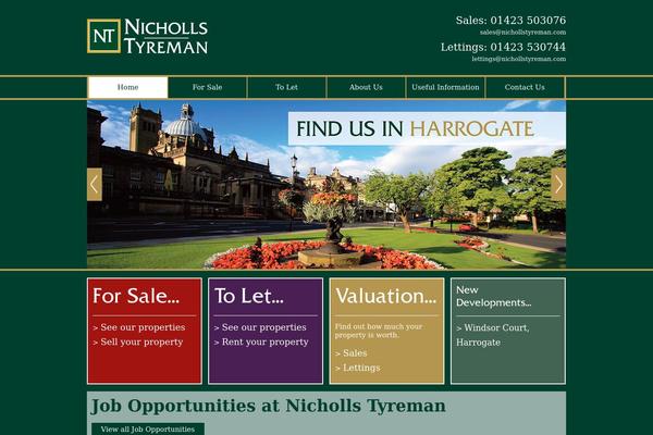 Nt theme site design template sample