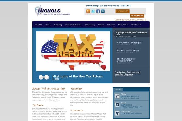 Boast theme site design template sample