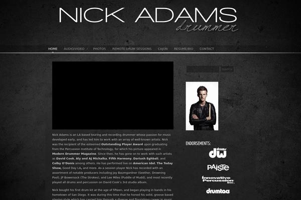 Archive theme site design template sample