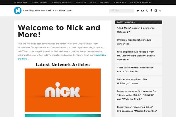 Tube theme site design template sample