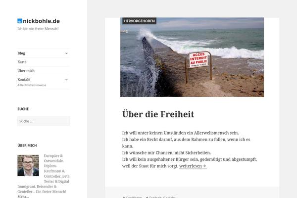 Site using Embed-privacy plugin