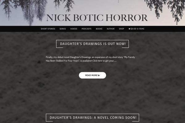 Pique theme site design template sample