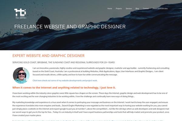nickbowen.com.au site used Adriatic-theme