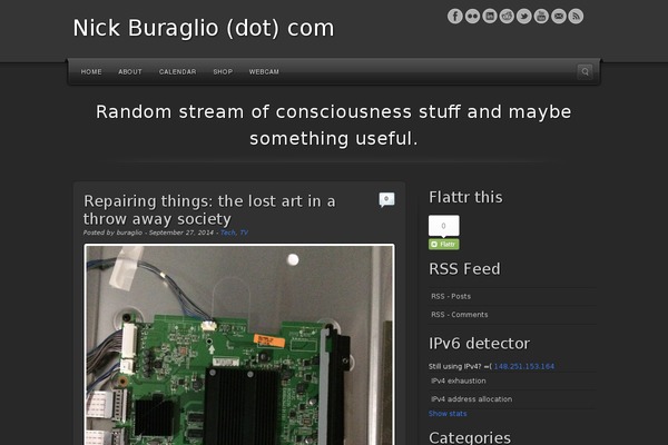 nickburaglio.com site used Joblist