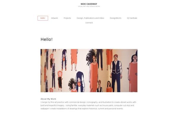 GK Portfolio theme site design template sample