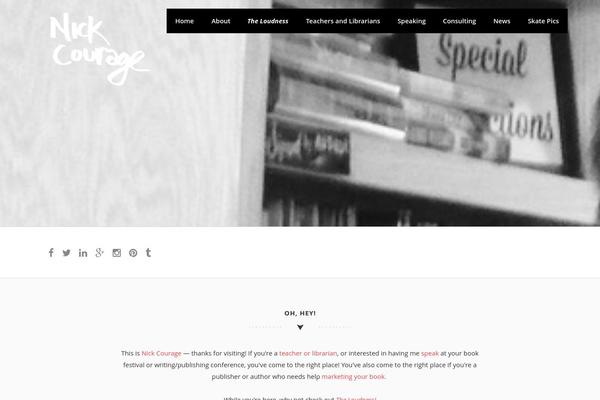 Sensible WP theme site design template sample