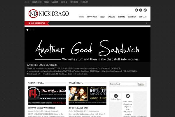 Backstreet theme site design template sample
