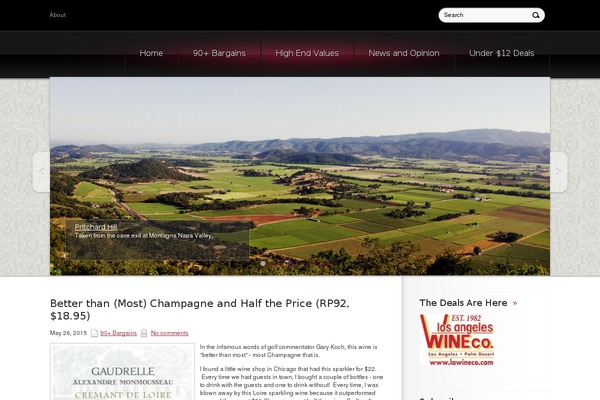 Blackwine theme site design template sample
