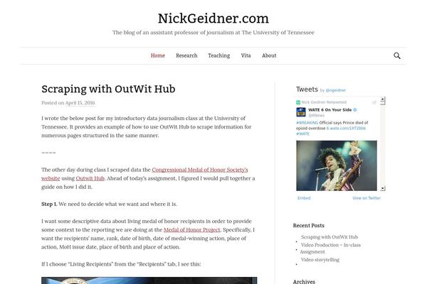 Graphy theme site design template sample