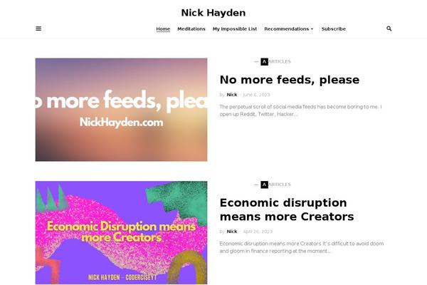 Site using Mailbag plugin