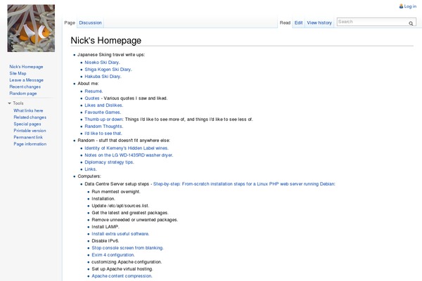 nickj.org site used Thirteen