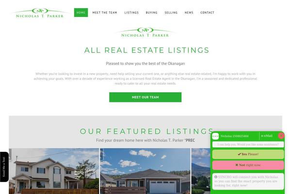 Site using Estatevue plugin