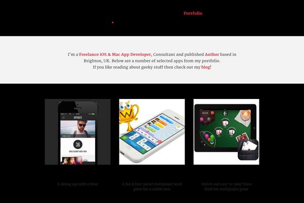 Deck theme site design template sample