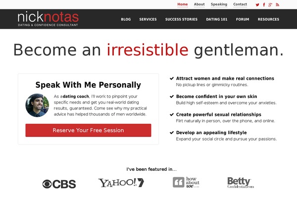 nicknotas.com site used Nicknotaswebsite