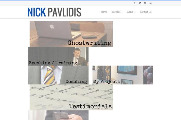 Nimva theme site design template sample
