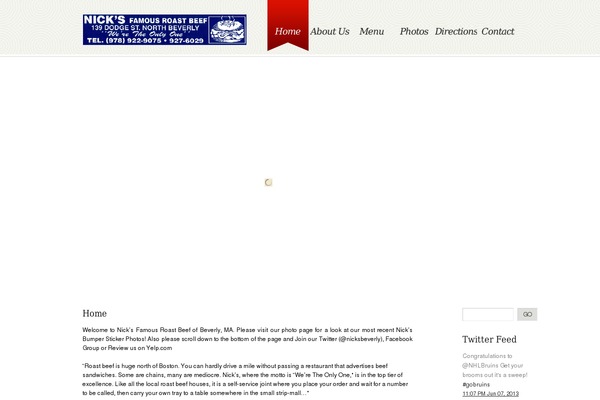 nicksfamousroastbeef.com site used Theme1169