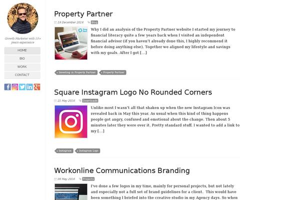 nicksoper.com site used Nick