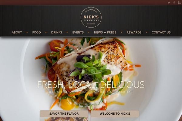 Linguini theme site design template sample