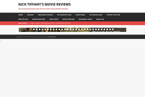 MH Magazine theme site design template sample