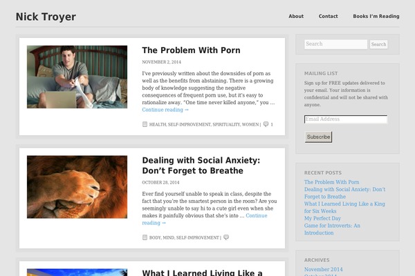 Foghorn theme site design template sample