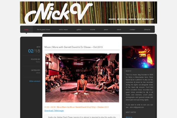 Site using Flickr Thumbnails Photostream plugin